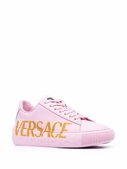 Versace baskets à logo imprimé