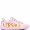 Versace baskets à logo imprimé