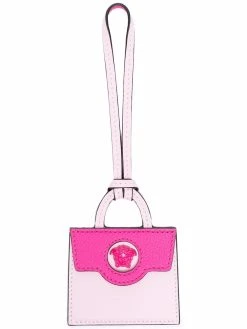 Versace breloque sac La Medusa en cuir