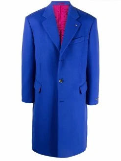 Versace manteau à simple boutonnage