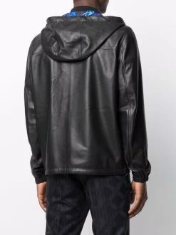 Versace Réduction Veste réversible en cuir nappa vestes à capuche homme 11 Versace veste réversible en cuir nappa