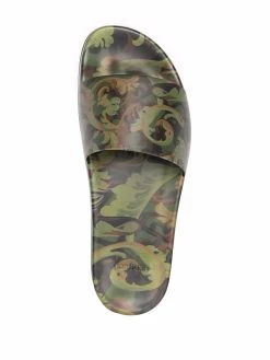 Versace claquettes à imprimé Baroccoflage