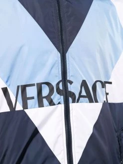 Versace veste de sport colour block à logo