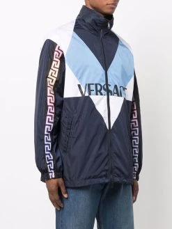 Versace veste de sport colour block à logo