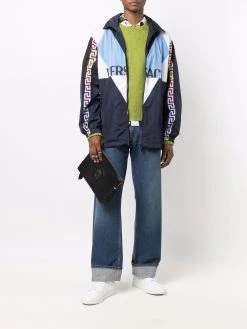 Versace veste de sport colour block à logo