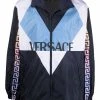 Versace veste de sport colour block à logo