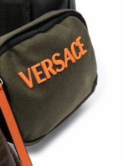 Versace sac banane à logo embossé
