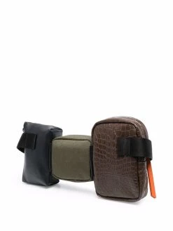 Versace sac banane à logo embossé