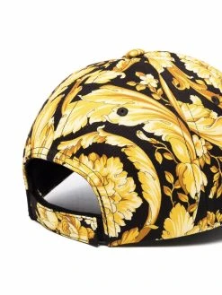 Versace casquette à imprimé baroque