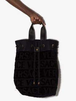 Versace sac de plage à lien de resserrage