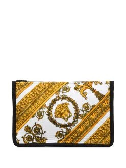 Versace pochette à motif baroque