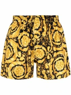 Versace short à imprimé Barocco