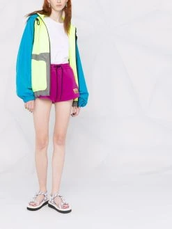 Versace short de sport à lien de resserrage