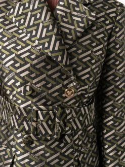 Versace blazer à logo Greca imprimé