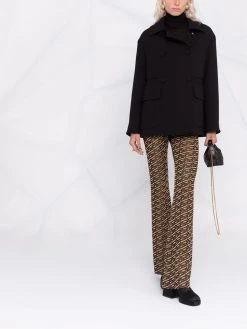 Versace manteau à simple boutonnage