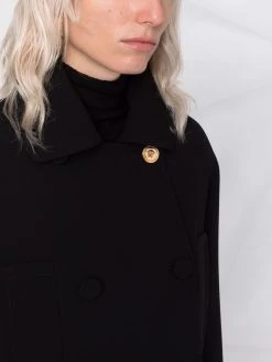 Versace manteau à simple boutonnage