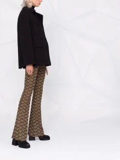 Versace manteau à simple boutonnage