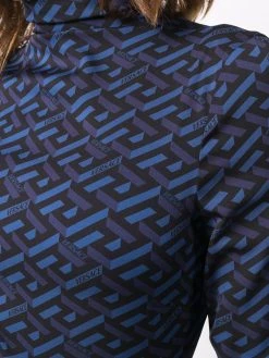 Versace body La Greca à imprimé monogrammé