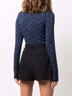 Versace body La Greca à imprimé monogrammé