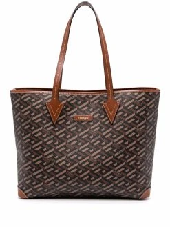 Versace sac Ă main La Greca en cuir