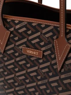 Versace sac à main La Greca en cuir