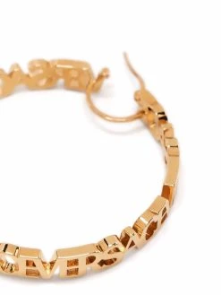 Versace boucles d'oreilles à logo