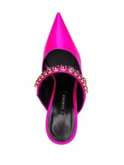 Versace escarpins à ornements en cristal