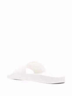 Versace claquettes à logo imprimé