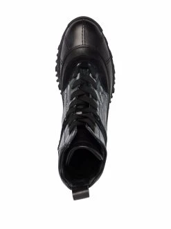 Vendre Versace Bottines La Greca à lacets bottes homme 9 Versace bottines La Greca à lacets