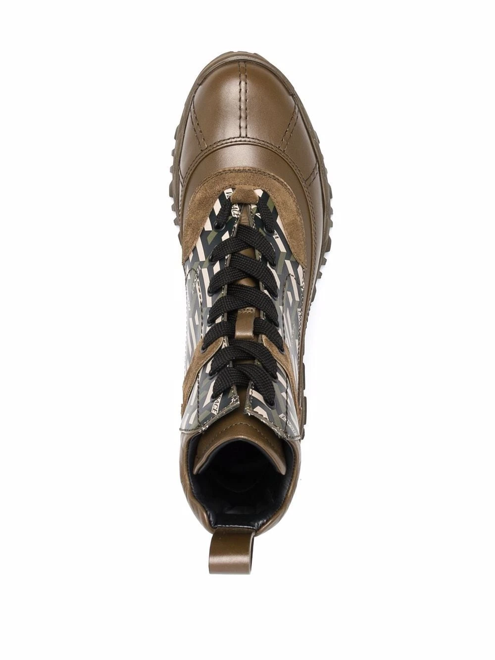 Prix Usine Versace Bottines en cuir à lacets bottes homme 6 Versace bottines en cuir à lacets