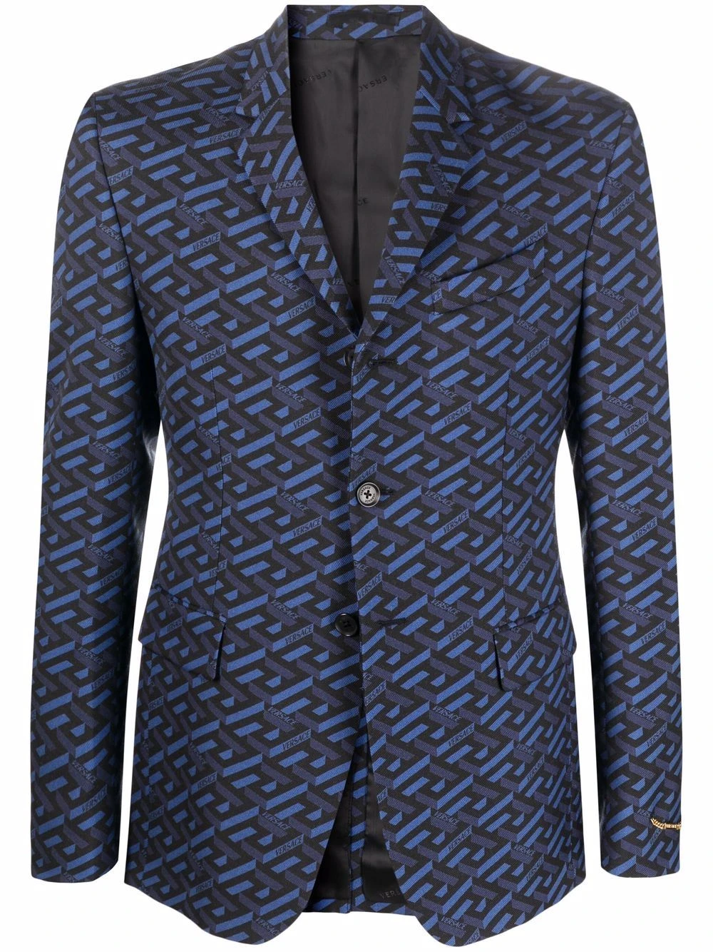 Prix Refroidis Versace Blazer à imprimé La Greca blazers homme 3 Versace blazer à imprimé La Greca