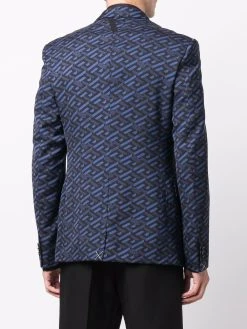 Prix Refroidis Versace Blazer à imprimé La Greca blazers homme 10 Versace blazer à imprimé La Greca