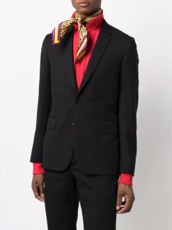 Versace écharpe en soie à logo imprimé