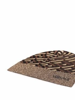 Versace bonnet colour block en maille