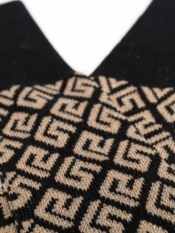 Versace Prix Raisonnable Chaussettes en maille à motif Greca femme 5 Versace chaussettes en maille à motif Greca