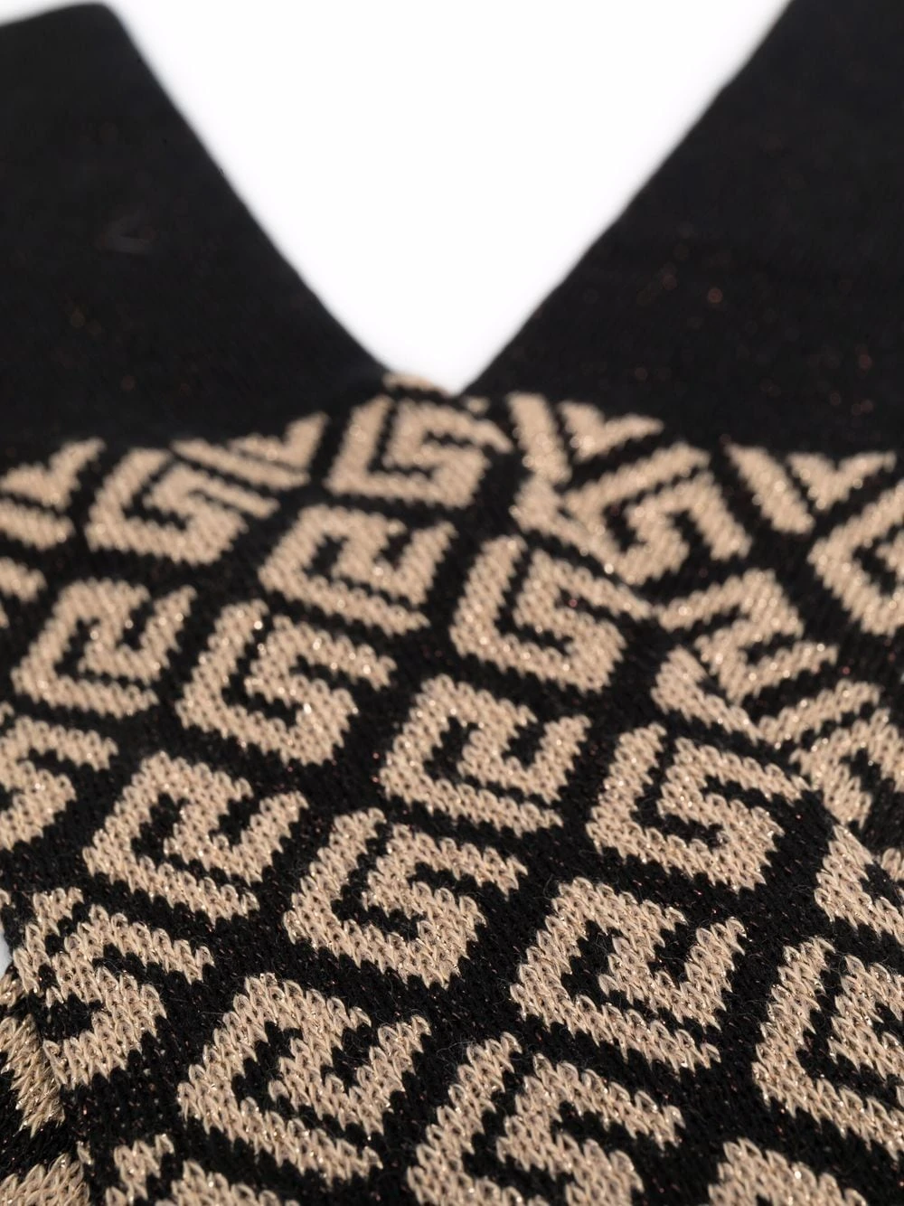 Versace Prix Raisonnable Chaussettes en maille à motif Greca femme 4 Versace chaussettes en maille à motif Greca