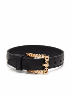 Versace bracelet façon ceinture en cuir