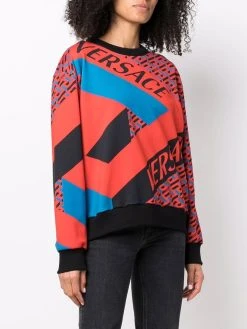 Versace sweat à imprimé La Greca