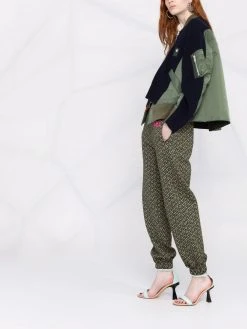 Versace pantalon de jogging Greca à logo imprimé