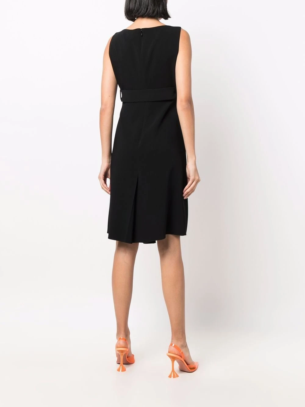 Prix Refroidis Versace Robe ceinturée à design sans manches robes de jour femme 6 Versace robe ceinturée à design sans manches