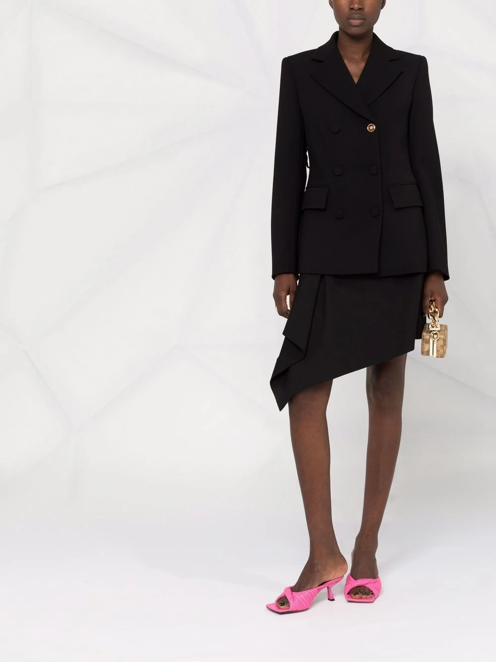 Versace Prix Acceptable Blazer croisé à plaque Medusa blazers femme 4 Versace blazer croisé à plaque Medusa