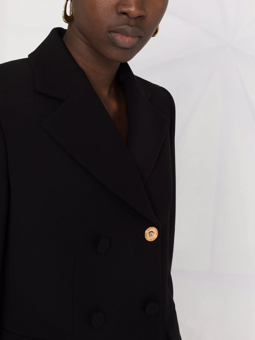 Versace Prix Acceptable Blazer croisé à plaque Medusa blazers femme 5 Versace blazer croisé à plaque Medusa