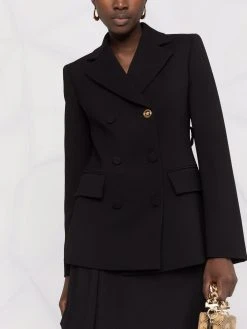 Versace Prix Acceptable Blazer croisé à plaque Medusa blazers femme 12 Versace blazer croisé à plaque Medusa