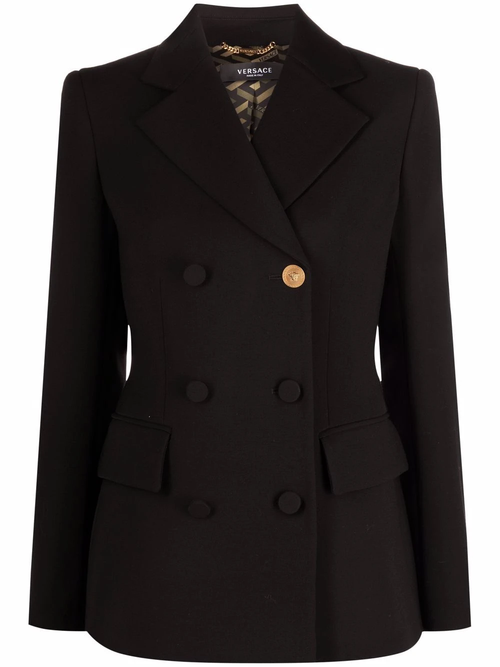 Versace Prix Acceptable Blazer croisé à plaque Medusa blazers femme 3 Versace blazer croisé à plaque Medusa