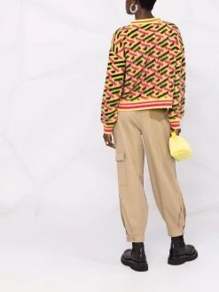 Versace Prix Exclusifs Pull à motif monogrammé pulls femme 11 Versace pull à motif monogrammé