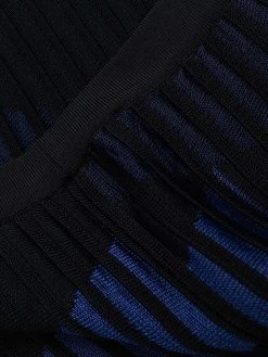 Versace pantalon en jacquard à motif géométrique