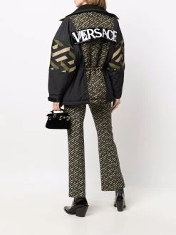 Versace veste à logo Greca imprimé