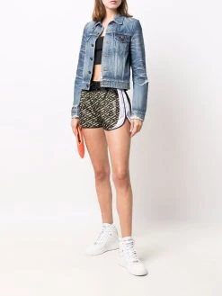Versace short à motif géométrique