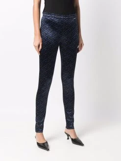 Versace legging à imprimé La Greca