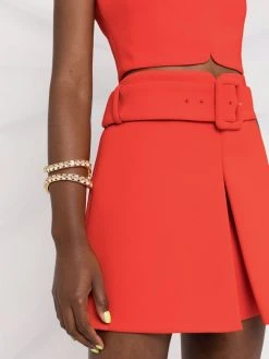 Prix Avantageux Versace Jupe évasée à taille ceinturée jupes trapèze femme 12 Versace jupe évasée à taille ceinturée